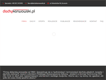 Tablet Screenshot of dachykarwowski.pl